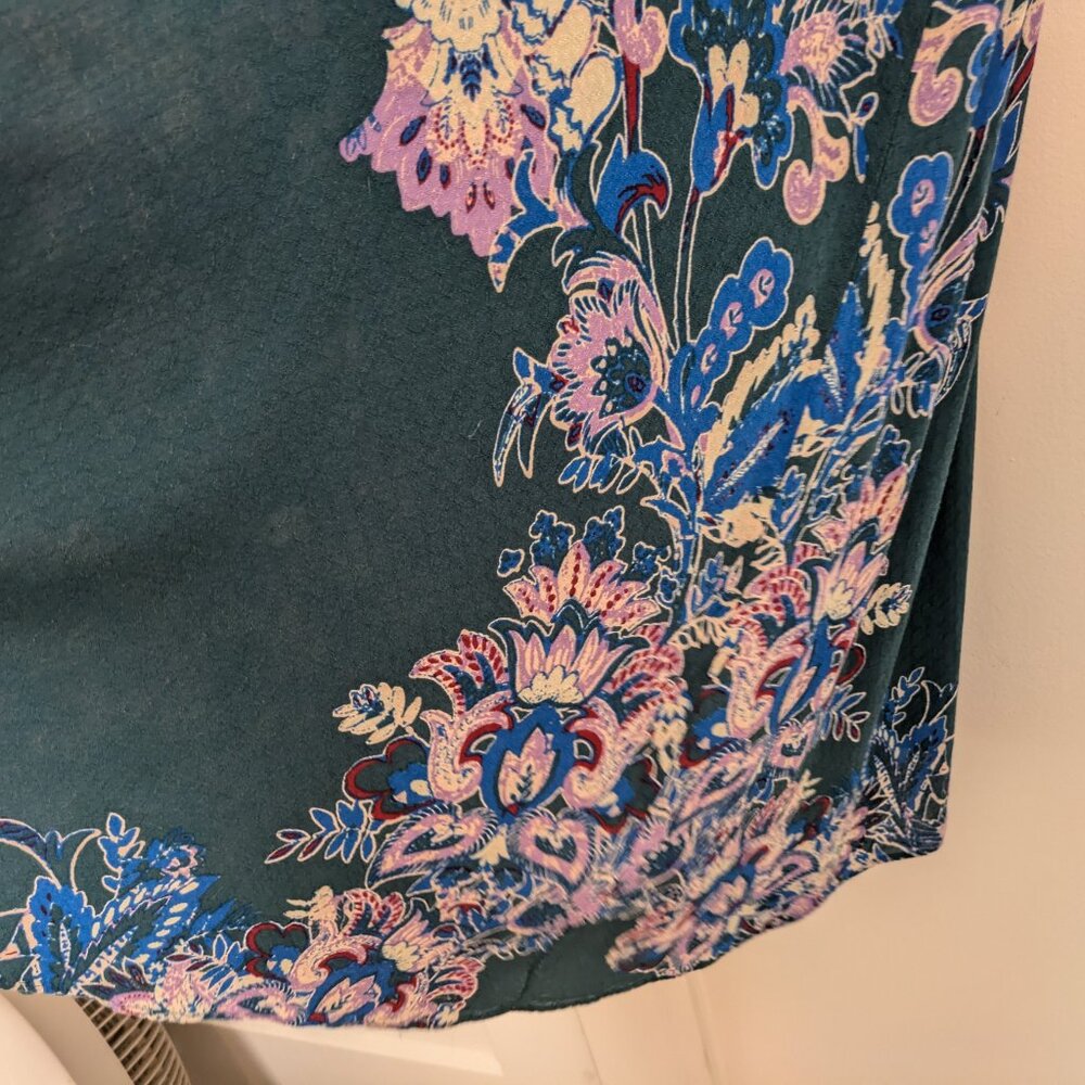 Free People Intimately Teal Green "Marsha" Slip Dress - Picture 6 of 12